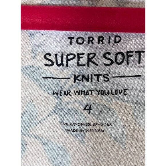 Torrid Floral Boho Top 4X Yellow Western Classic Chic Coastal Workwear Resort - Picture 2 of 8